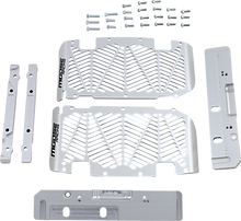 MOOSE OFFROAD Radiator Guards - Brushed Aluminum - Sherco 12-9013
