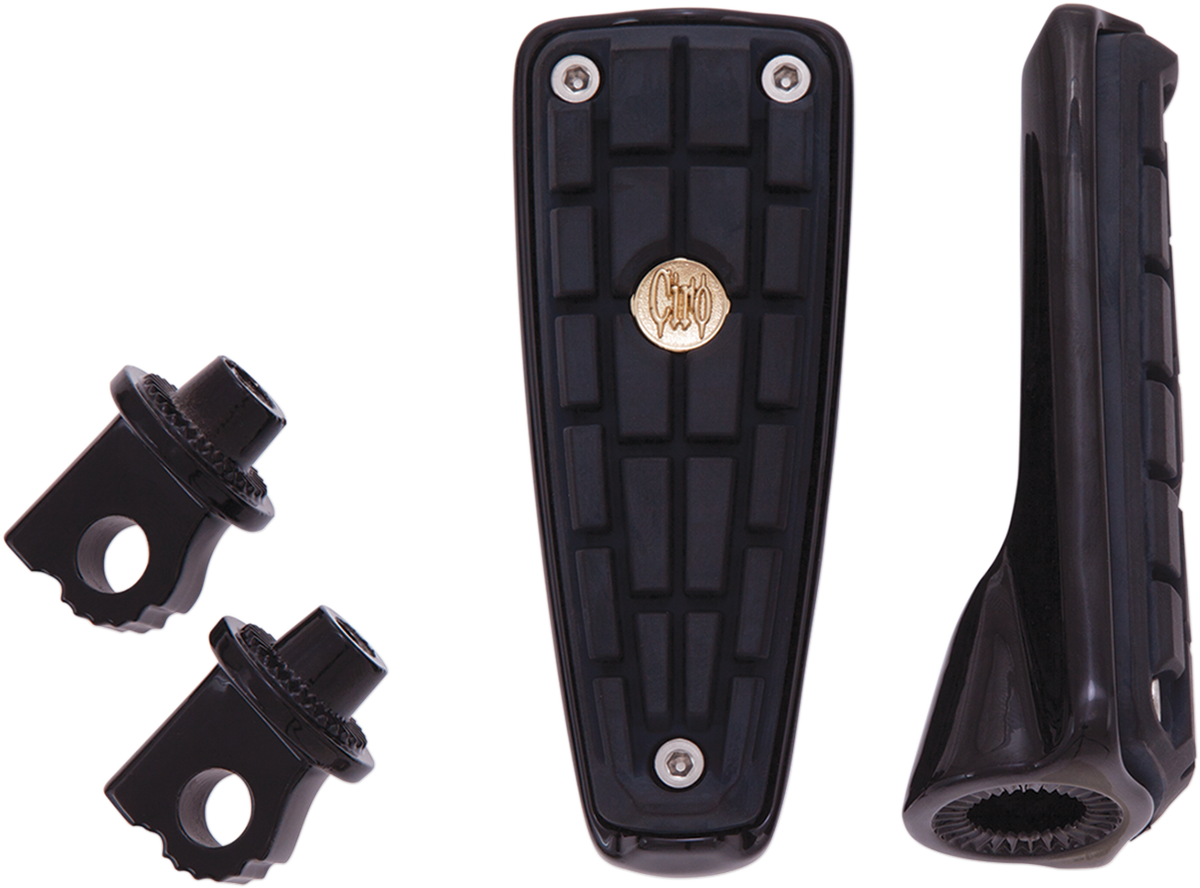 CIRO CMX Foot Pegs - Black - with Mount 61026