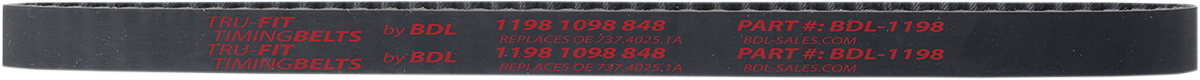 BELT DRIVES LTD. Timing Belt - 88 Tooth - 21.00 mm Width - Bimota | Ducati BDL-1198