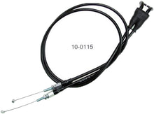 Black Vinyl Throttle Push Pull Cable Set