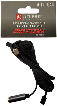 3.5mm Speaker Adaptor W/Dual Mics For Use With Motion Serie