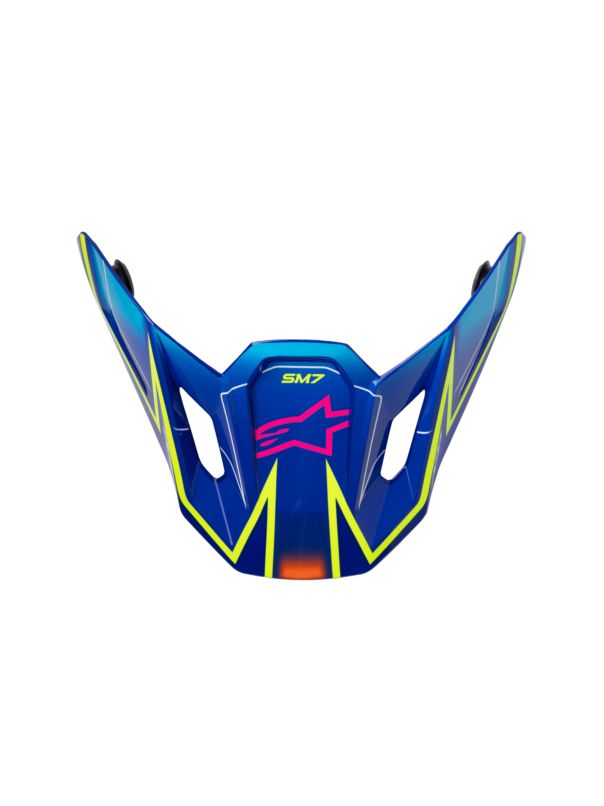 Sm7 Cast Visor Ece06 Blue/Pnk/Ylw Fluo Glossy