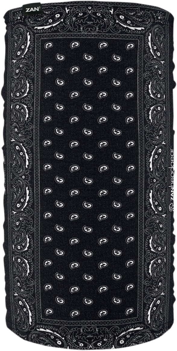 ZAN HEADGEAR Motley Tube® Fleece Lined - Black Paisley TF101