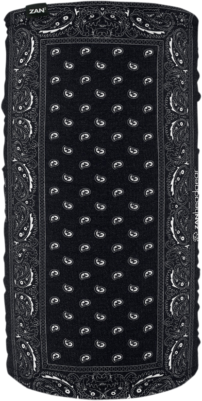 ZAN HEADGEAR Motley Tube® Fleece Lined - Black Paisley TF101