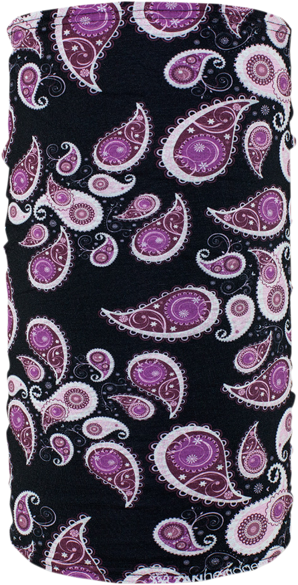 ZAN HEADGEAR Motley Tube® Fleece Lined - Purple Paisley TF228