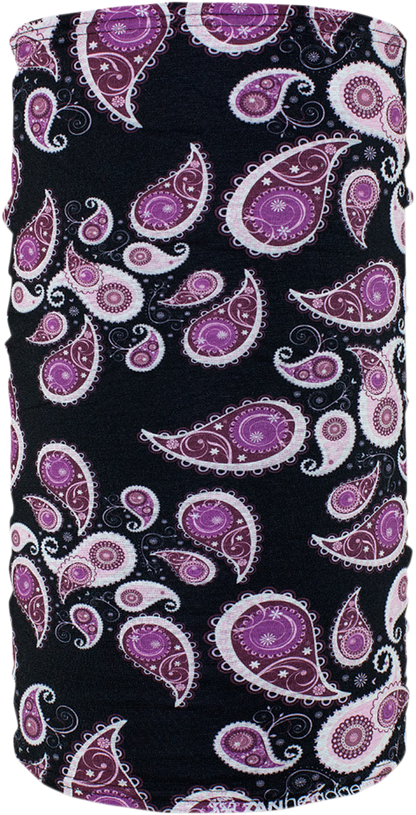 ZAN HEADGEAR Motley Tube® Fleece Lined - Purple Paisley TF228