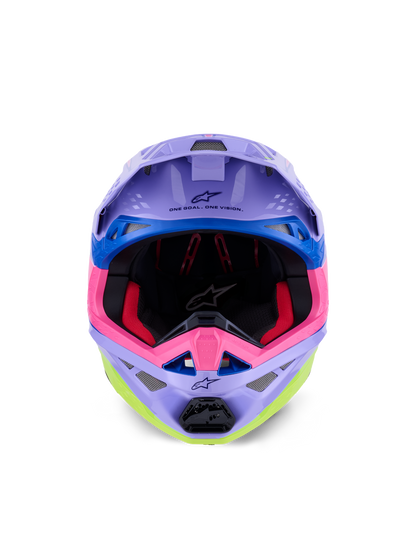 S M10 Jett Lawrence R01 Helmet Purp/Pnk Fluo/Ylw Fluo Gls Xs