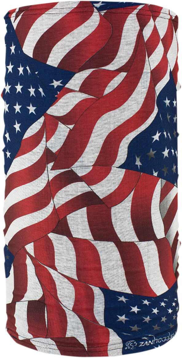 ZAN HEADGEAR Motley Tube® Fleece Lined - Wavy American Flag TF265