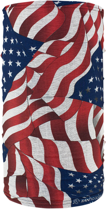 ZAN HEADGEAR Motley Tube® Fleece Lined - Wavy American Flag TF265