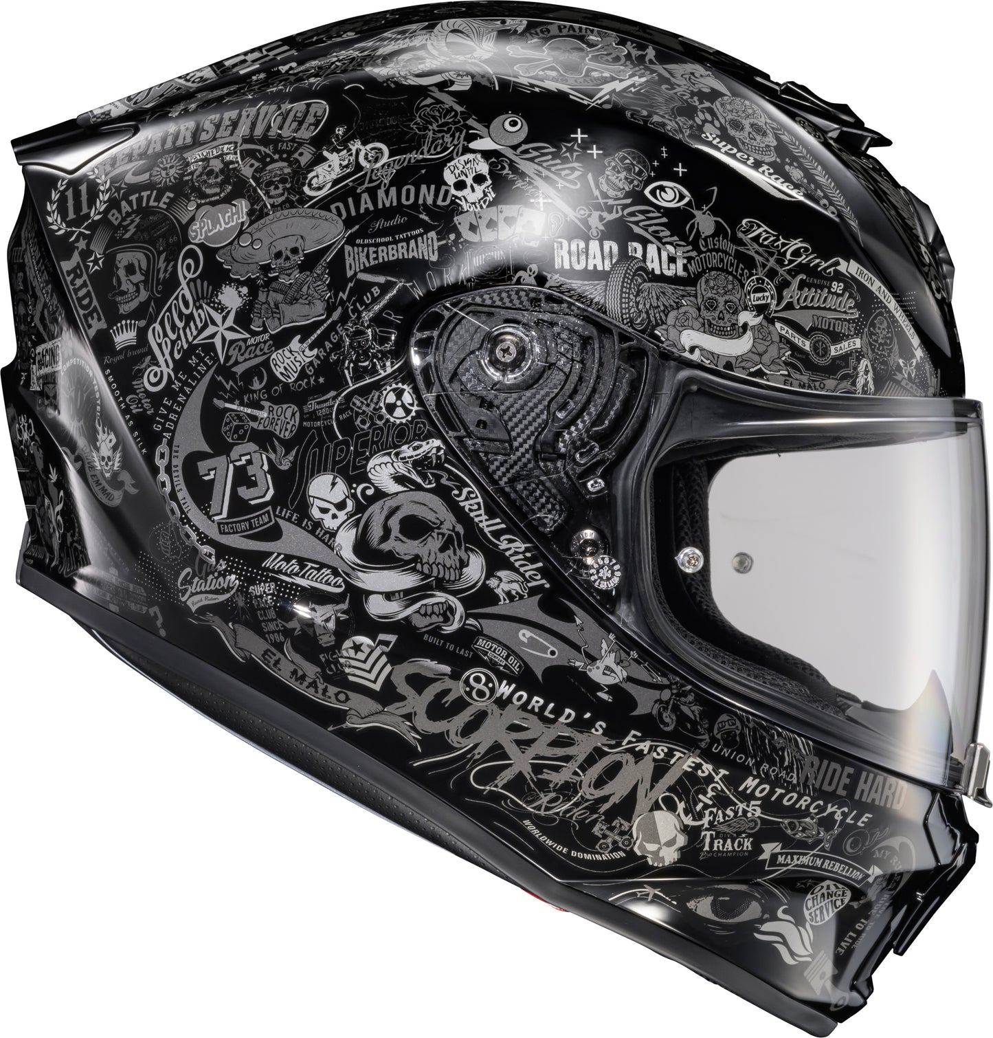 Exo R330 Full Face Helmet Shake 2 Black Xl