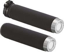 ROUGH CRAFTS Grips - Knurled - TBW - Chrome RC-500-003