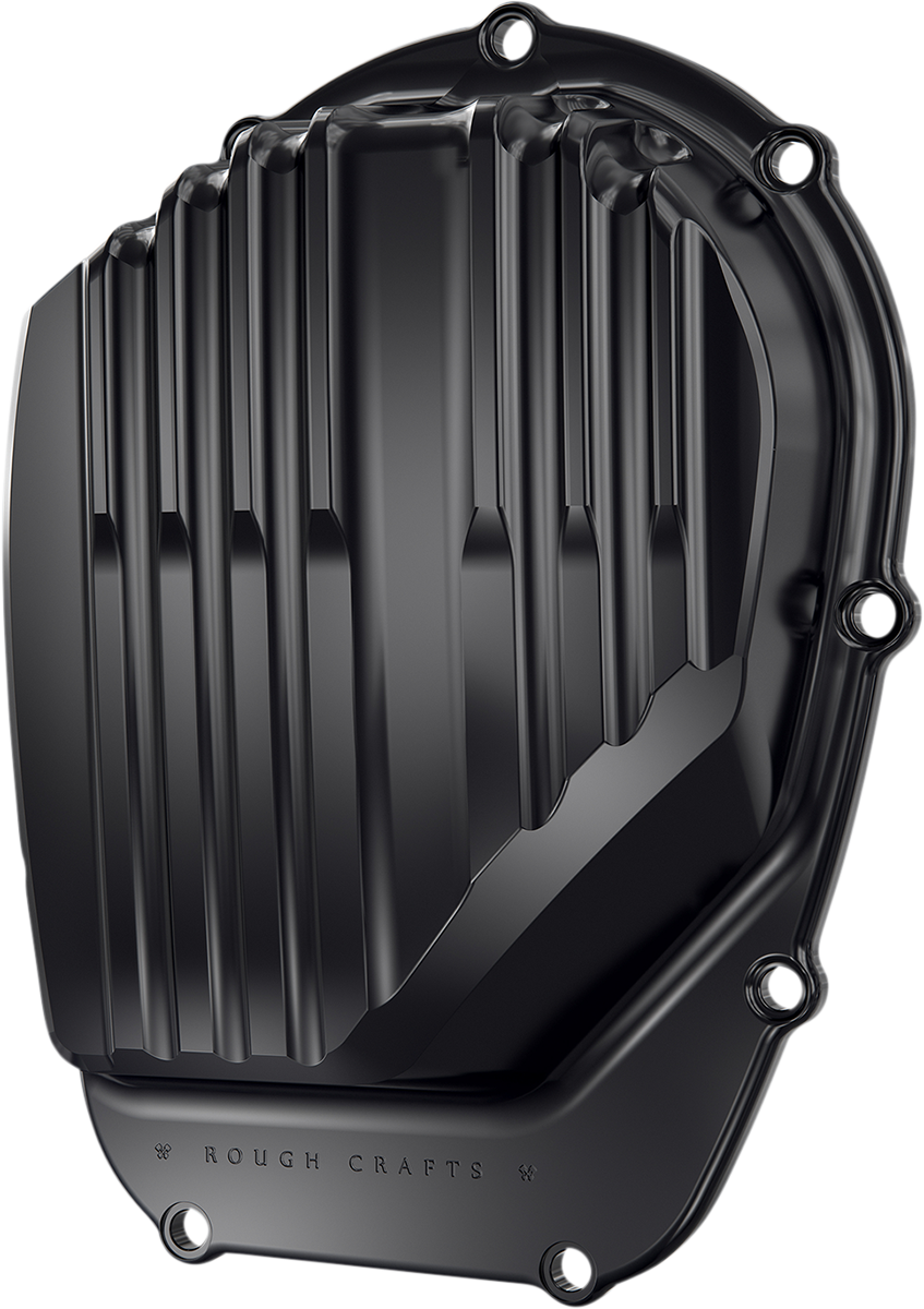ROUGH CRAFTS Cam Cover - Black - Grooved RC-610-002