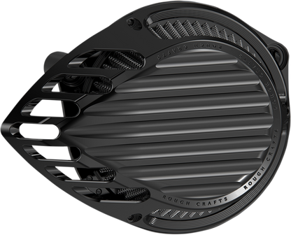 ROUGH CRAFTS Finned Air Cleaner - Black RC-600-002