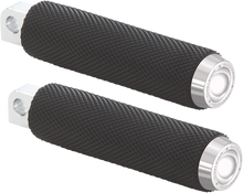 ROUGH CRAFTS Passenger Pegs - Chrome - Knurled RC-400-007