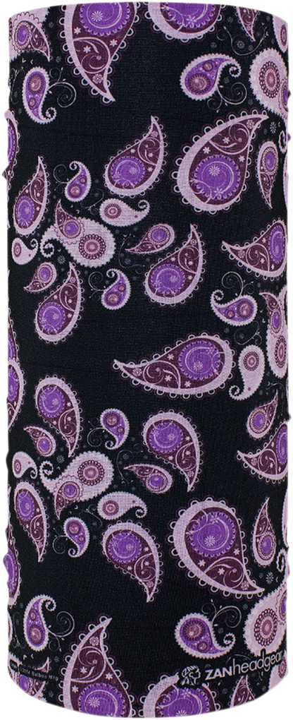 ZAN HEADGEAR Motley Tube® - Purple Paisley T228