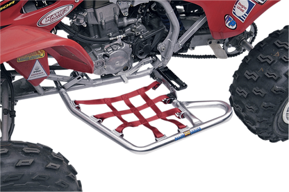 DG PERFORMANCE Nerf Bars - TRX450R - Natural/Red 60-2455