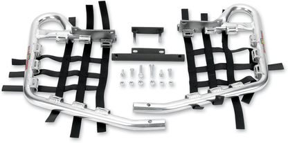 DG PERFORMANCE Nerf Bars - Raptor 350 - Natural/Black 60-4390