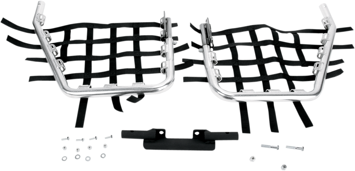 DG PERFORMANCE Nerf Bars - Natural/Black - Polaris - Outlaw 60-5520