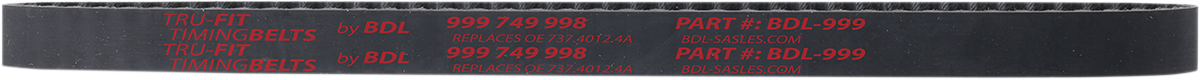 BELT DRIVES LTD. Timing Belt - 89 Tooth - 21.00 mm Width - Ducati BDL-999