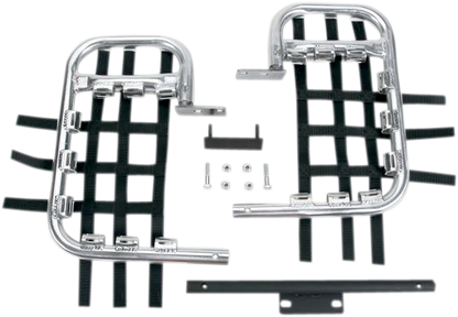 DG PERFORMANCE Nerf Bars - TRX250EX - Natural/Black 60-2505