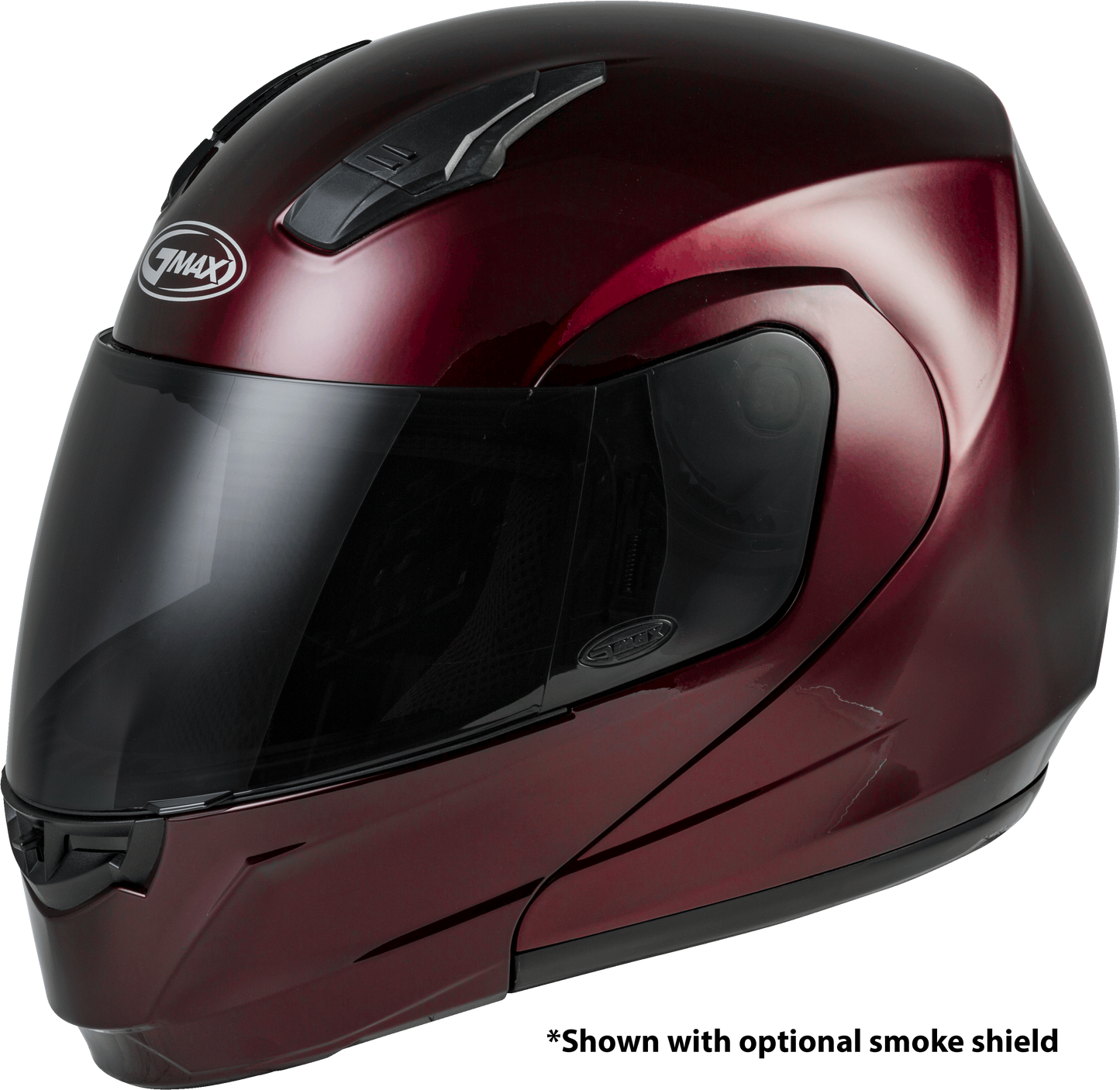 Md 04 Modular Helmet Wine Red Lg
