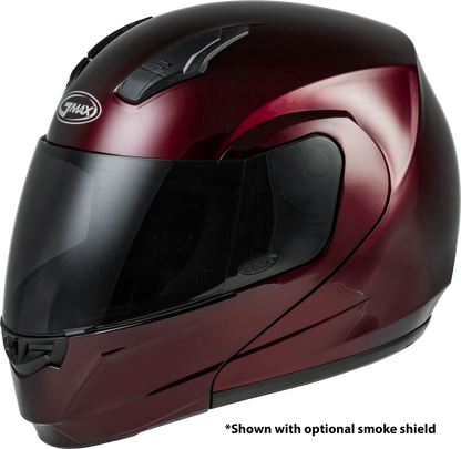 Md 04 Modular Helmet Wine Red Lg