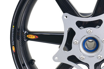 BST Panther TEK 7 Spoke Carbon Fiber Front Wheel for the BMW R nineT (2014-2016) - w/ Rotor mounted ABS ring - 3.5 x 17