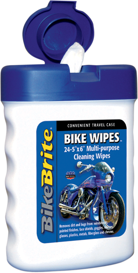 BIKE BRITE Bike Wipes Travel Pack MC-49000D