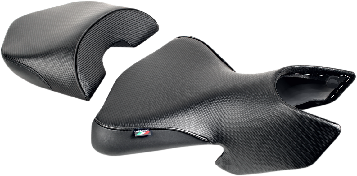 SARGENT World Sport™ Performance Seat - Black - Carbon FX - Multistrada '03-'09 WS-539-19