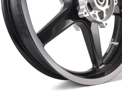 BST Twin TEK 5 Spoke Carbon Fiber Front Wheel for the Yamaha V-Max (2009+) - 3.5 x 18