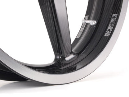 BST Twin TEK 5 Spoke Carbon Fiber Front Wheel for the Yamaha V-Max (2009+) - 3.5 x 18