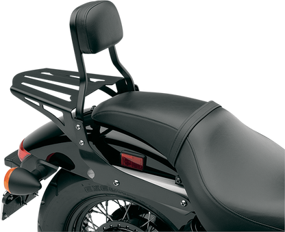 COBRA Sissy Bar Luggage Rack - Black - Laser-cut 02-3602B