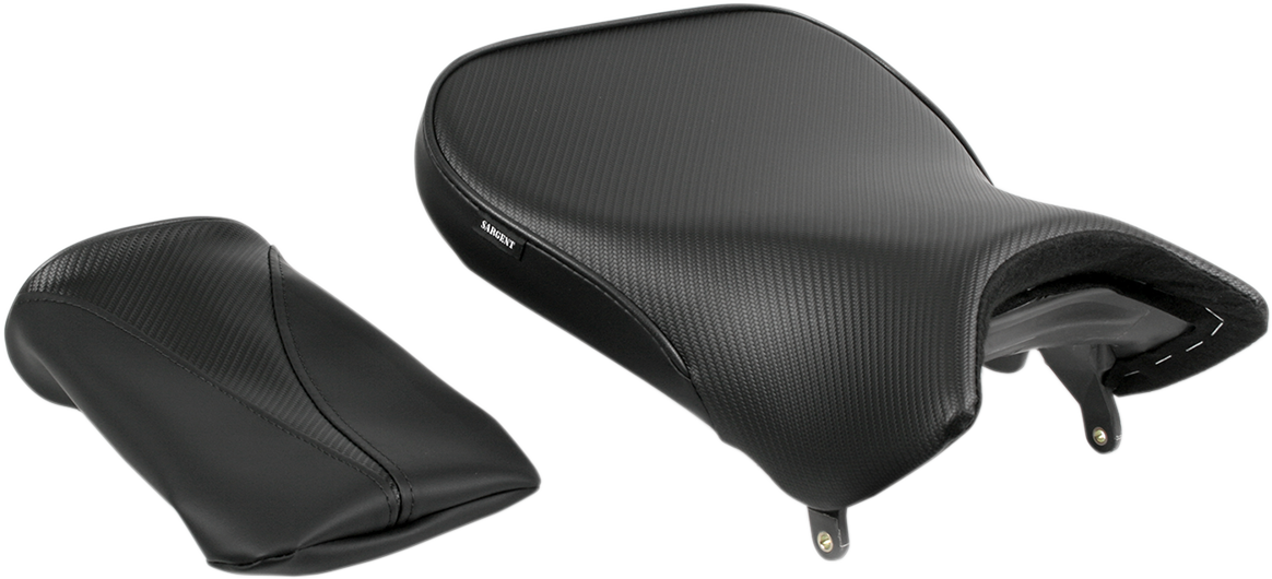 SARGENT World Sport™ Performance Seat - Black - Carbon FX - with Cover - Suzuki '03 WSP-591-19
