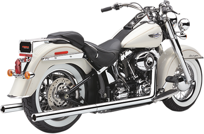 COBRA True Dual Exhaust - Billet Tip - '97-'06 Softail 6984