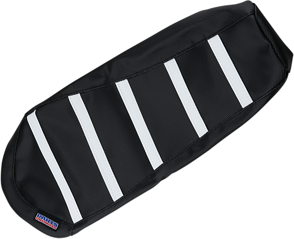 PARTS UNLIMITED Ribbed Seat Cover - Black/White - Ski-Doo SKI-107-337