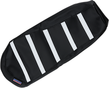 PARTS UNLIMITED Ribbed Seat Cover - Black/White - Ski-Doo SKI-107-337
