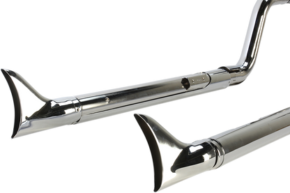 COBRA True Dual Exhaust - Fishtail - '07-'11 Softail 6988