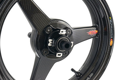 BST Diamond TEK 3 Spoke Carbon Fiber Front Wheel for the Honda Grom (14-21) - 2.5 x 12