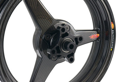 BST Diamond TEK 3 Spoke Carbon Fiber Front Wheel for the Honda Grom (22-24) - 2.5 x 12