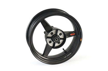 BST Diamond TEK 3 Spoke Carbon Fiber Front / Rear Wheel for the Kawasaki Z125 Pro - 3.5 x 12