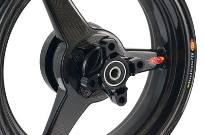 BST Diamond TEK 3 Spoke Carbon Fiber Rear Wheel for the Honda Grom (14-24) - 3.5 x 12