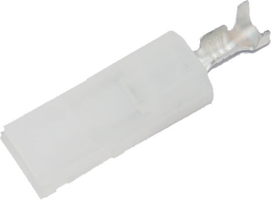 Amp .187" Fem White Socket Housing 20 Pk Hd 72294 94