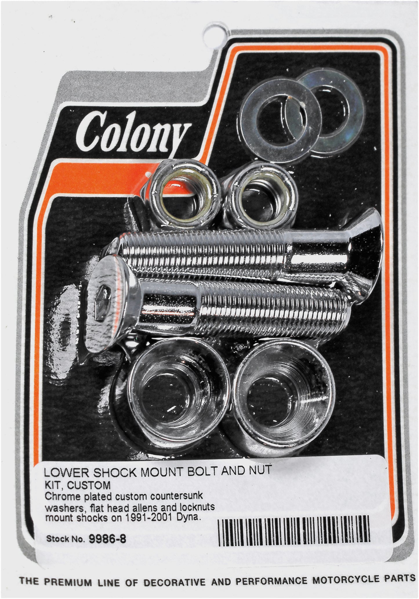 Lower Shock Mount Bolt & Nut Kit