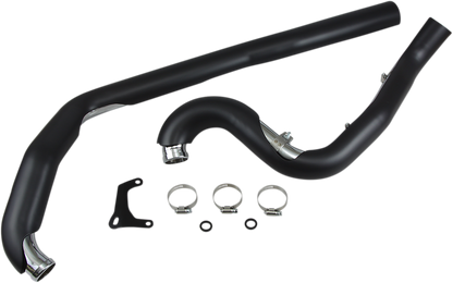 COBRA True Dual Headpipes - Black - '95-'06 FL 6250RB