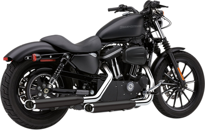COBRA Slashcut Mufflers - Black - '04-'13 XL 6030RB