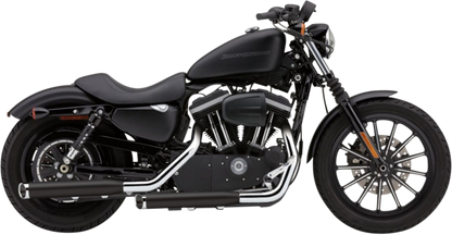 COBRA 3" Slashcut Mufflers for XL - Black 6031RB