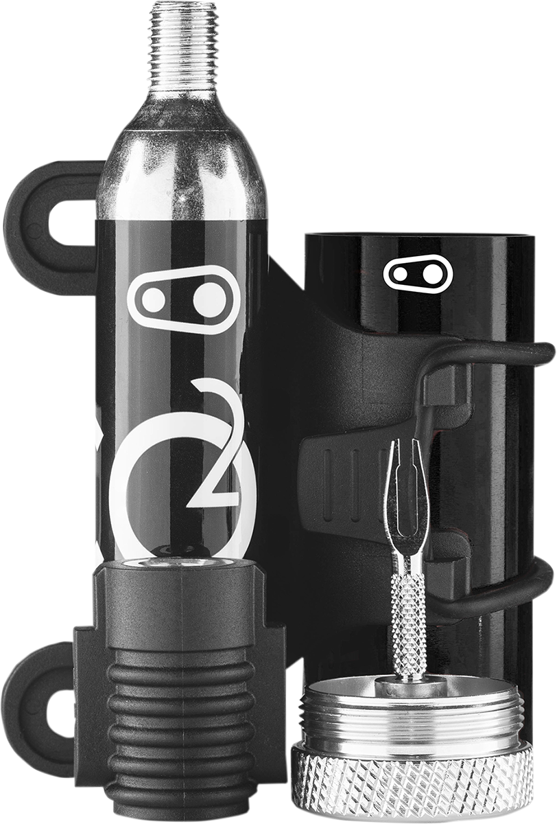 CRANKBROTHERS Cigar Tool Plug Kit & CO2 Head - Black/Silver 16570