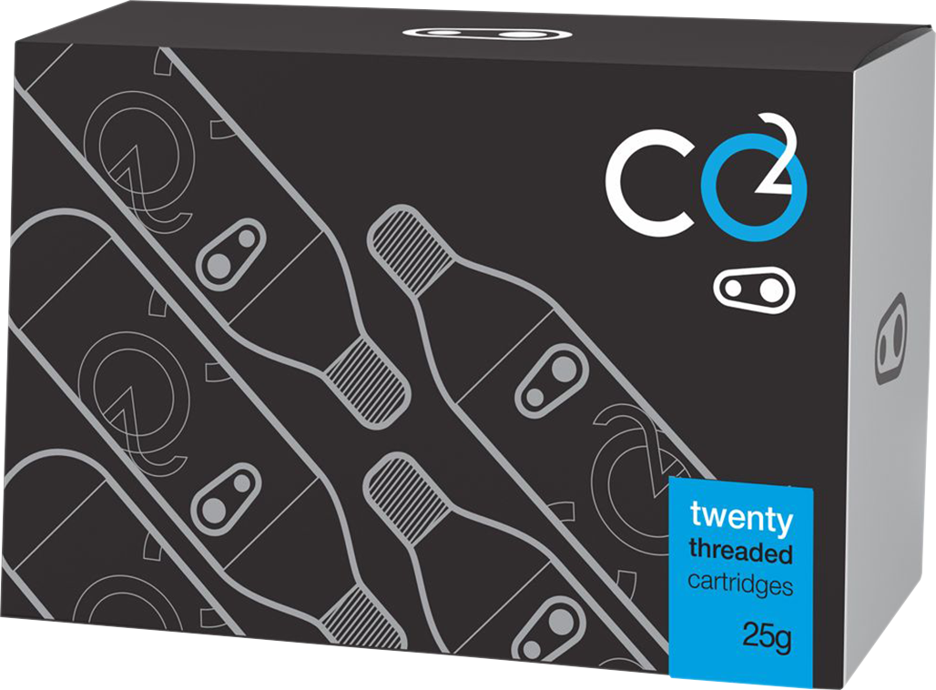 CRANKBROTHERS CO2 Cartridges - 25 g - Bulk Pack 16235