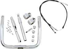 KLOCK WERKS Klip Hanger Handlebar for Indian - 13" - Chrome KWH-04-0507