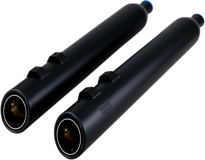 COBRA 909 Uppercut Mufflers for '95-'16 FL - Black 6268RB
